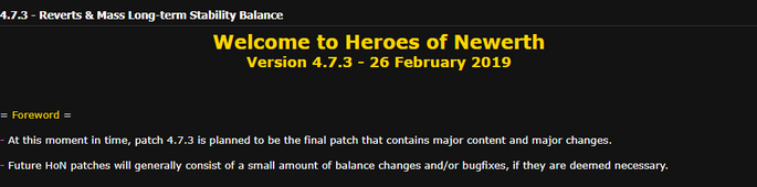 Heroes of Newerth Forum announcement 00