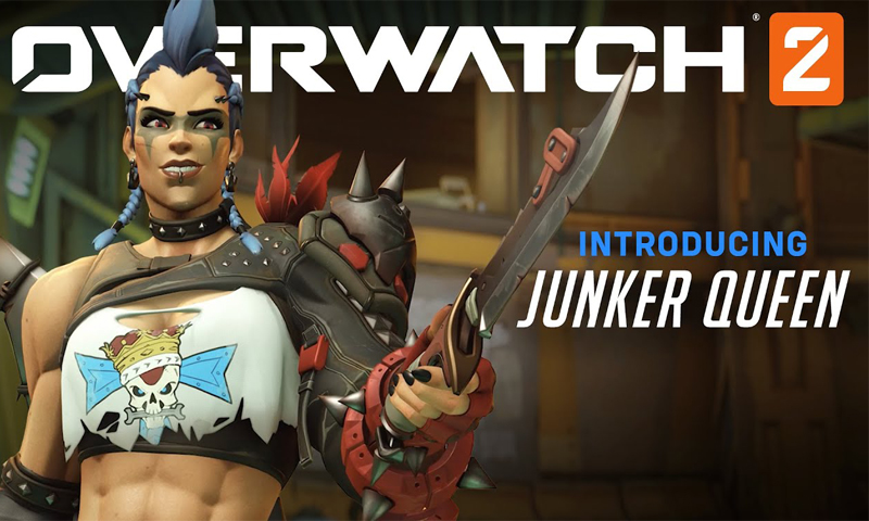 โชว์ข้อมูลของ Junker Queen ฮีโร่ใหม่สายแทงก์ใน Overwatch 2