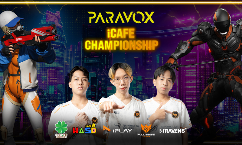 เปิดศึก! ค้นหาตัวแทนร้านเน็ตไทยใน PARAVOX iCafe Championship ชิงเงินรางวัลรวมกว่า 6 แสนบาท