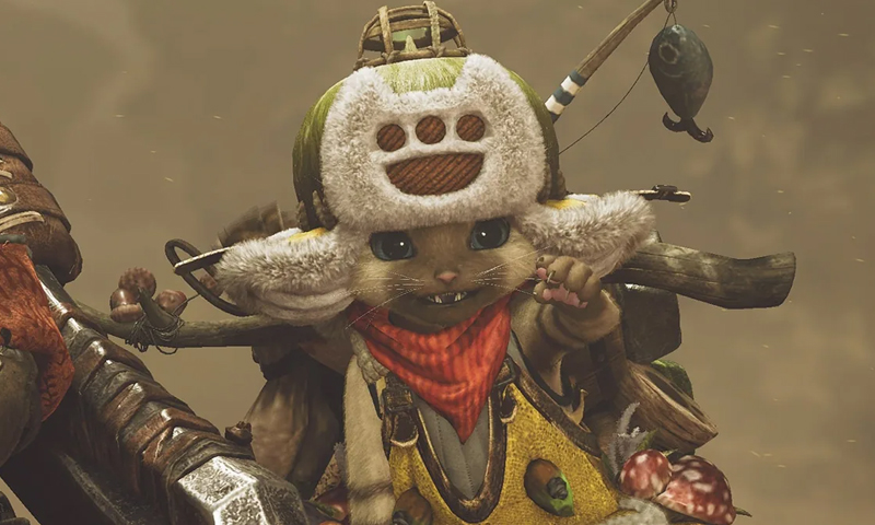 ใจเหลวไม่ไหว Palico ใน Monster Hunter Wilds กลัวเสียงฟ้าร้องเหมือนแมวจริงๆ