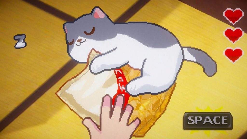 มินิเกมไว้เล่นกับแมวในเกม Neko Odyssey