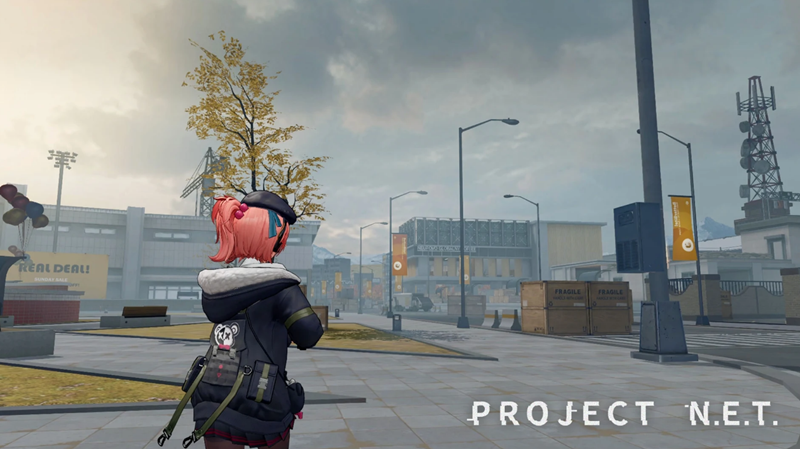 ฉากในเมืองภายในเกม Project NET