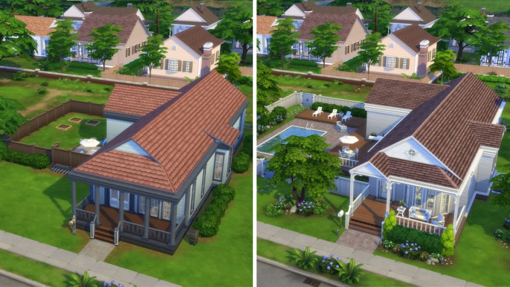 บ้านของตัวละคร Townie ใน Willow Creek และ Oasis Springs ถูกรีโนเวท